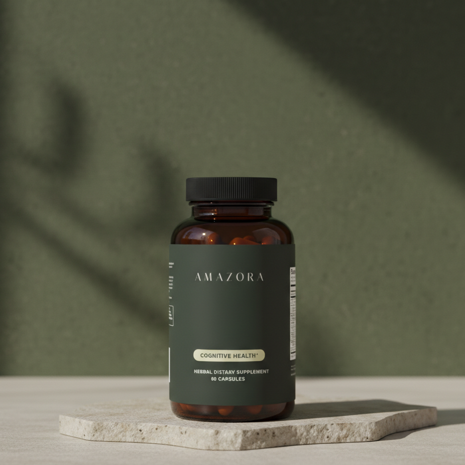 Amazora Cognitive Health — Premium Nootropic for Clarity, Focus and Stress Support
