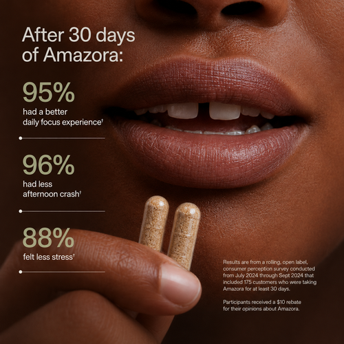 Amazora Cognitive Health | Nootropic for Focus and Clarity Amazora